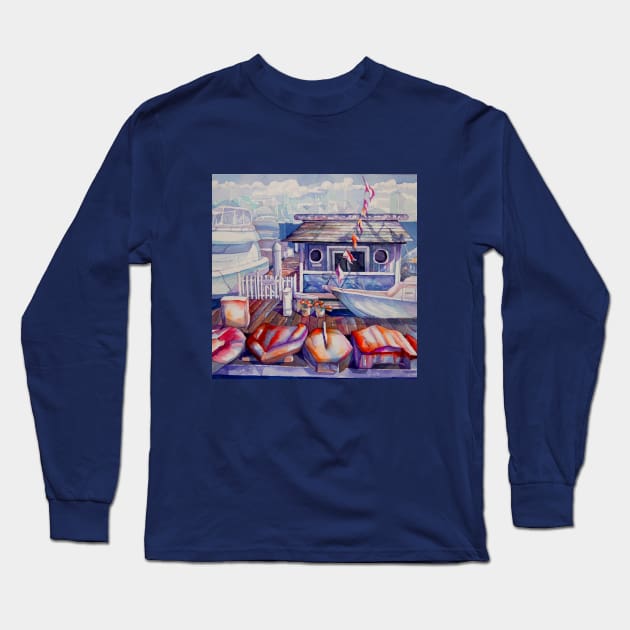 boat rental 1 Long Sleeve T-Shirt by segismundoart